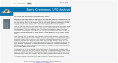 Desktop Screenshot of greenwoodufoarchive.com